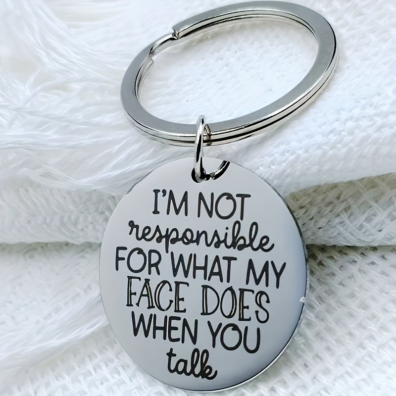 

Steel Keychain Humorous , , " For You " - For , , , For , New , Christmas