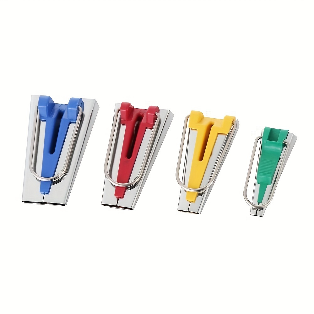 

4 Sewing Patchwork Tools, Professional Portable Maker Sewing Patchwork Tools With Binding Presser Foot For Making Fabric