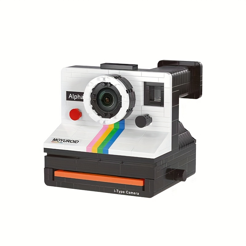 Microbead Camera Building Set - Retro Camera Shaped Toy