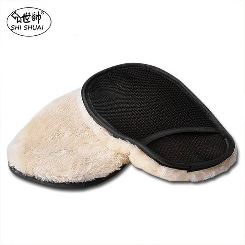 shi 1 2pcs soft ultra fine microfiber car cleaning gloves featuring a plush lining dusting wiping and polishing an essential for car maintenance car cleaning additions soft microfiber car cleaning gloves