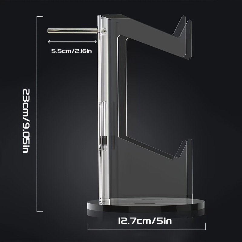 Acrylic Headphone Holder, Gamepad Display Stand, Wireless Display Stand, Blue Desktop Display Bracket Halloween Christmas Gifts
