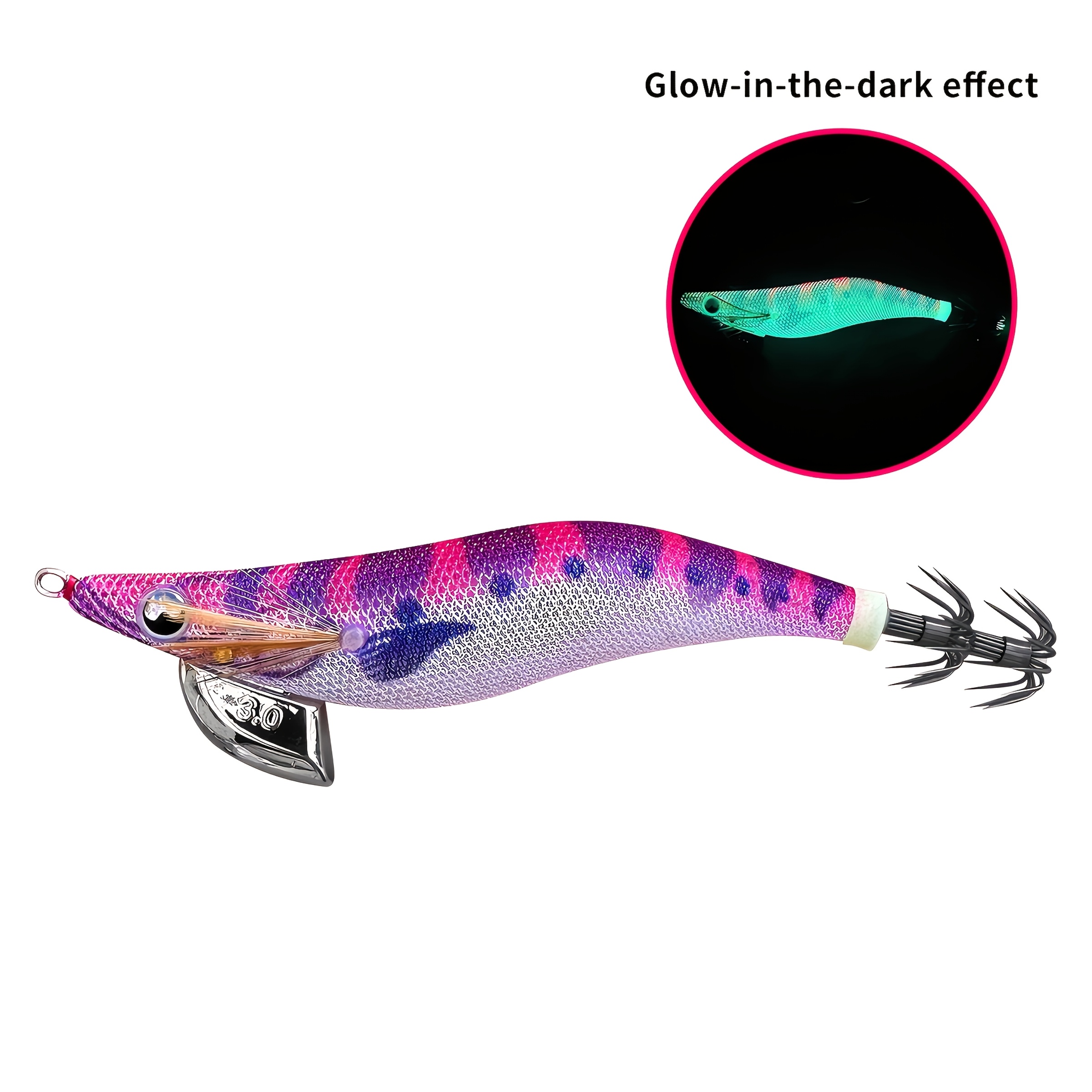 TEMU 1 señuelo de y , 9.5Cm 15G 3D realista con cuentas de chirrido, de de lanzamiento largo y equilibrado de hundimiento rápido, barco portátil