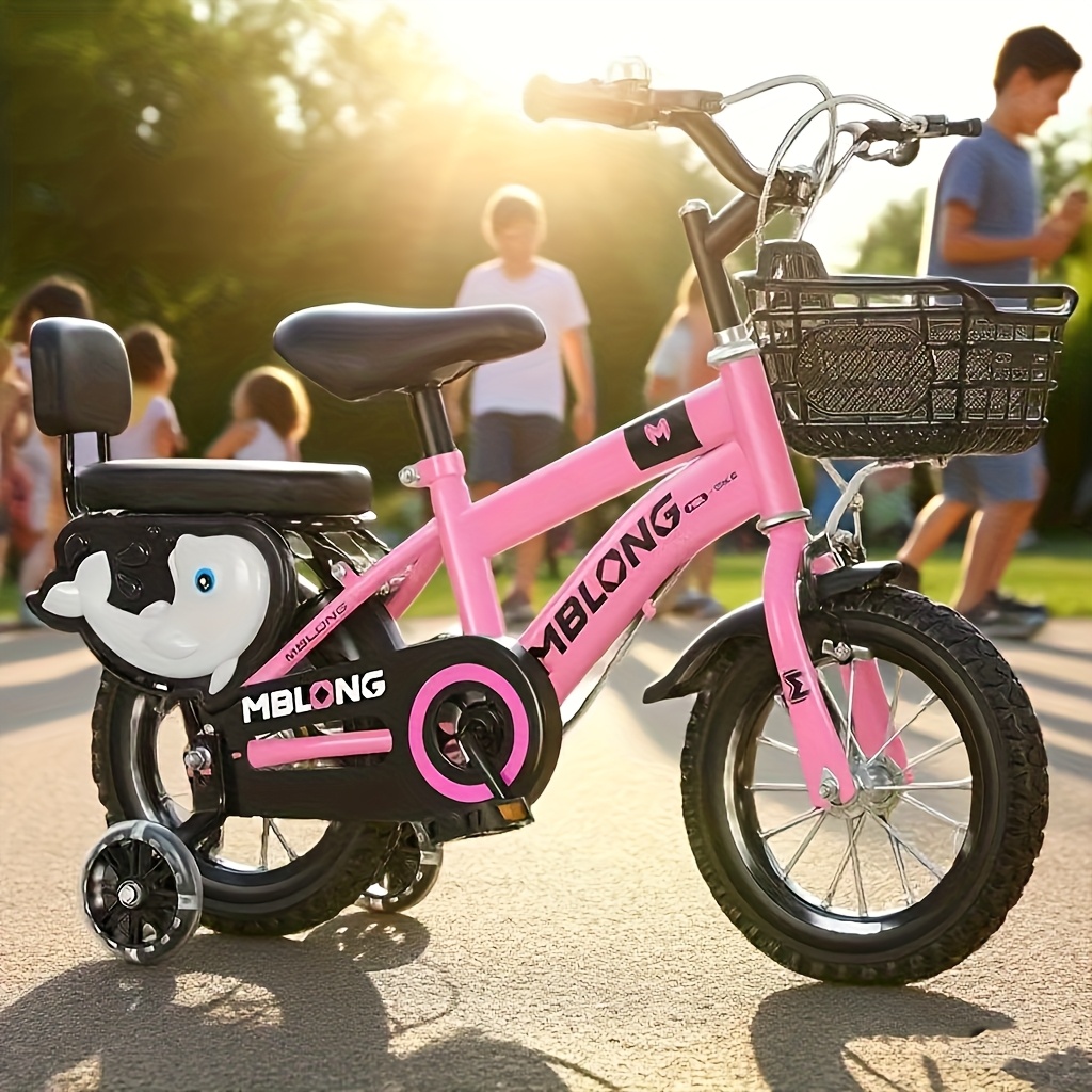 kids bicycle boys girls training wheels comfortable Temu Switzerland