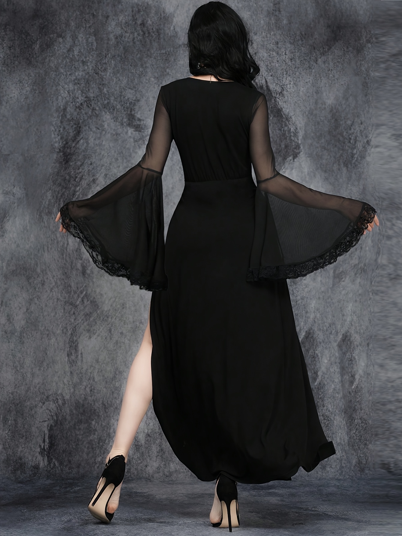 sachin and babi light blue dress WQ-523-RD Gothic Evening Dress