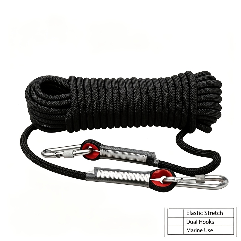 8mm Thickened Mooring Rope with Hooks on Both Ends