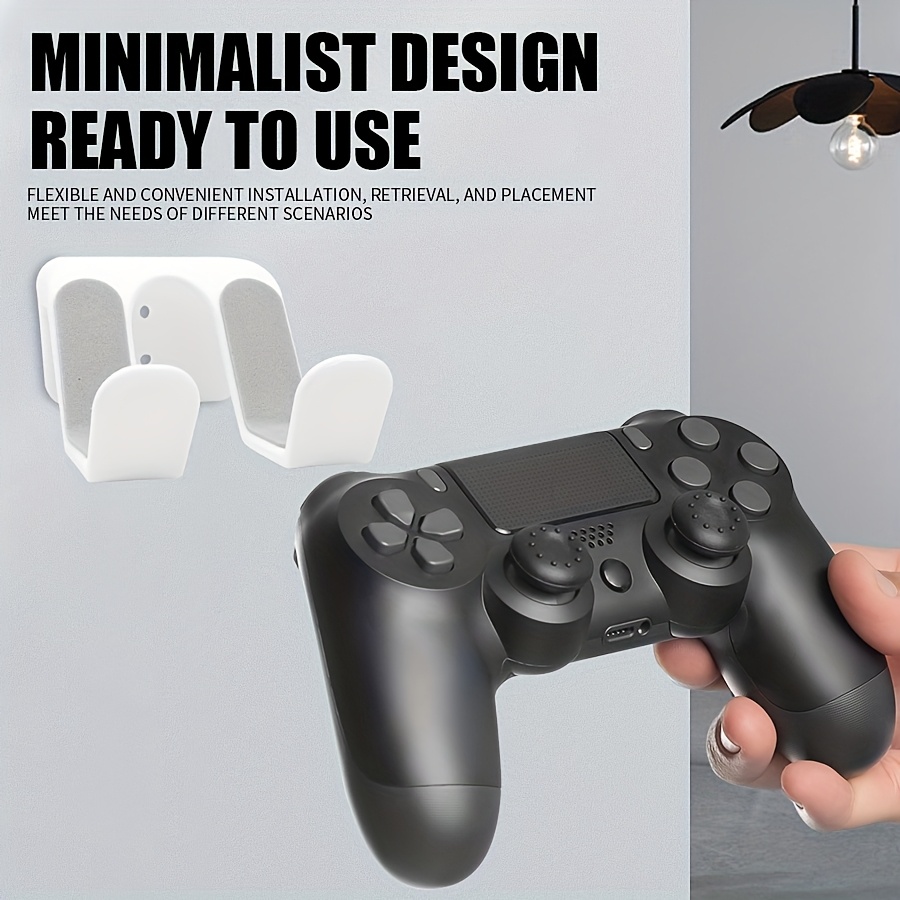 

Universal Wall Mount Game Controller & Headset Stand Holder,absplastic Display Rack, Non-electric Storage Shelf For Video Gameaccessories, Utility Hooks