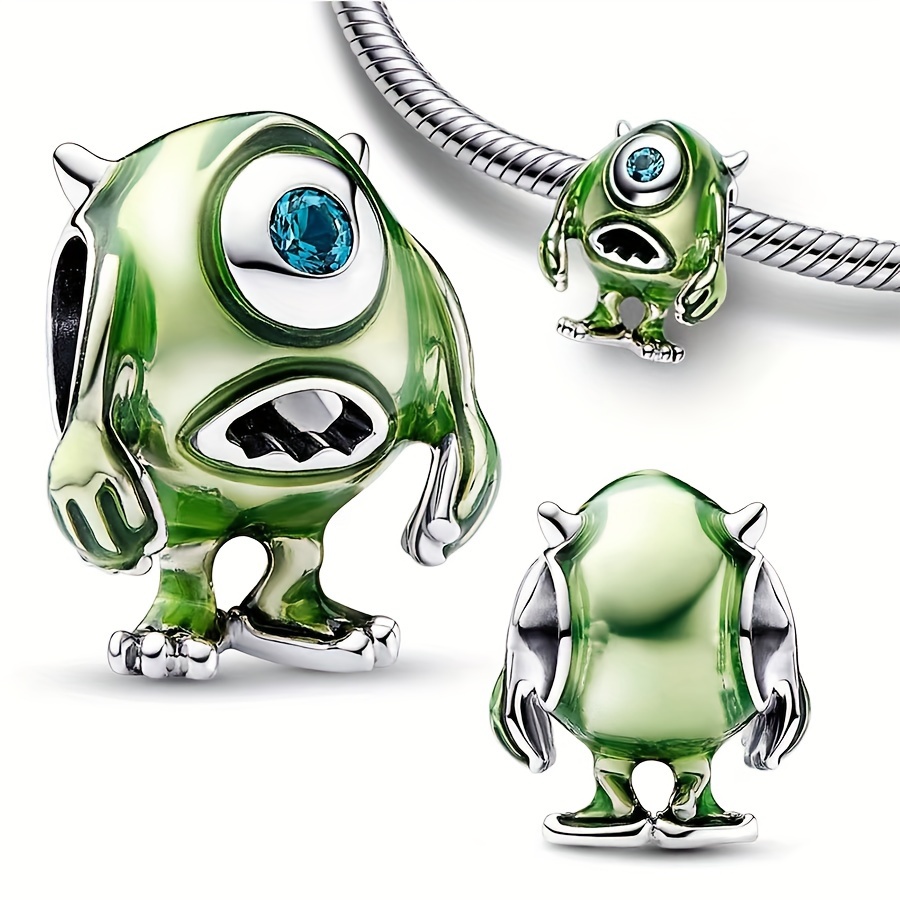 

Chic S925 Sterling Silvery Monster Charm Bead - Diy Bracelets, Ideal Birthday Gift For Her