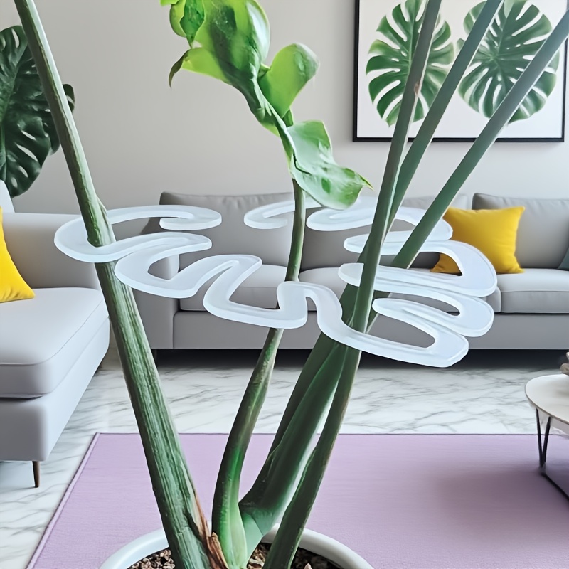 Artikelbild 2 stück monstera pflanzenhalter, langlebige wiederverwendbarer rankenbindungsgürtel für planztriebe & äste – ideal mit moospfählen -stützelemente kombinierendes dekoratives gartenzubehör geschenkset zum thema aesthetic gardening