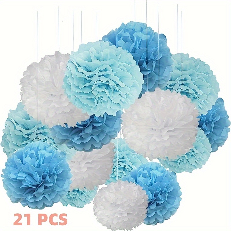 

21pcs Paper Flower Balls - Weddings, Birthdays & Decorations