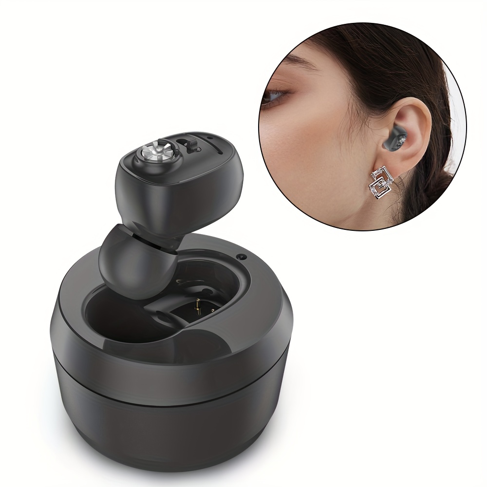 WEIYII Sound Amplifier Earphone Charging Box And High-performance Chip Hearing Amplifiers, USB Interface For Convenient Charging, Long Battery Life Lightweight And Comfortable Suitable For Meetings, Social Occasions, Daily Life