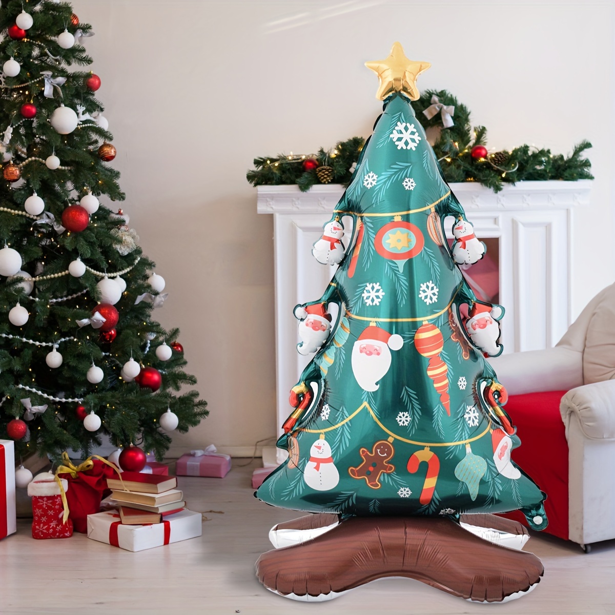 

Christmas Tree Inflatable Decoration Toy - 59 Inch Aluminum Film Balloon For , Christmas-themed Design For Home Decor, Applicable For 14 & Up - Single Pack