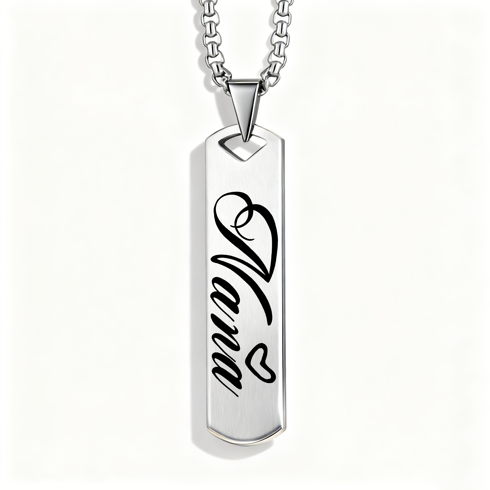 TEMU For , An Elegant Cursive Script Necklace With A , A Beautiful Holiday Or Birthday On Christmas Or