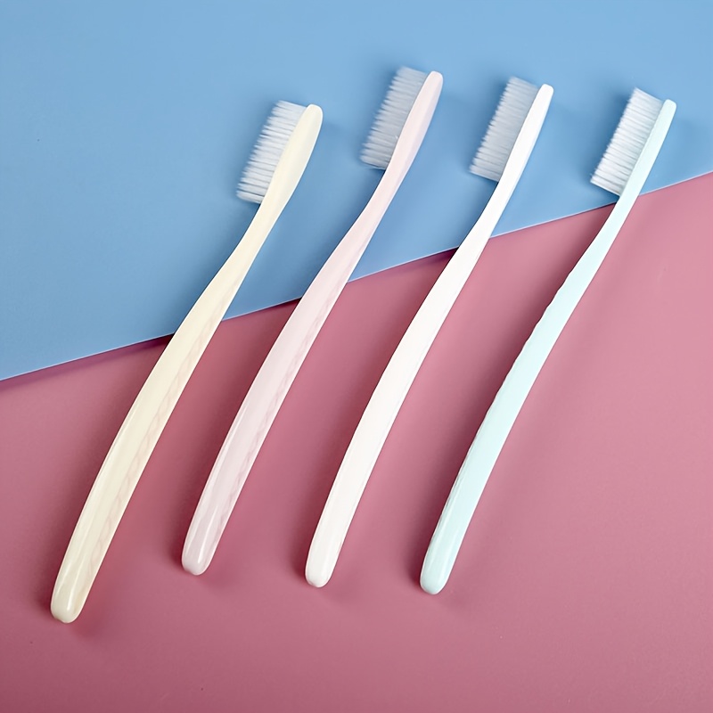 Soft Manual Toothbrush Set for Adults, 4pcs