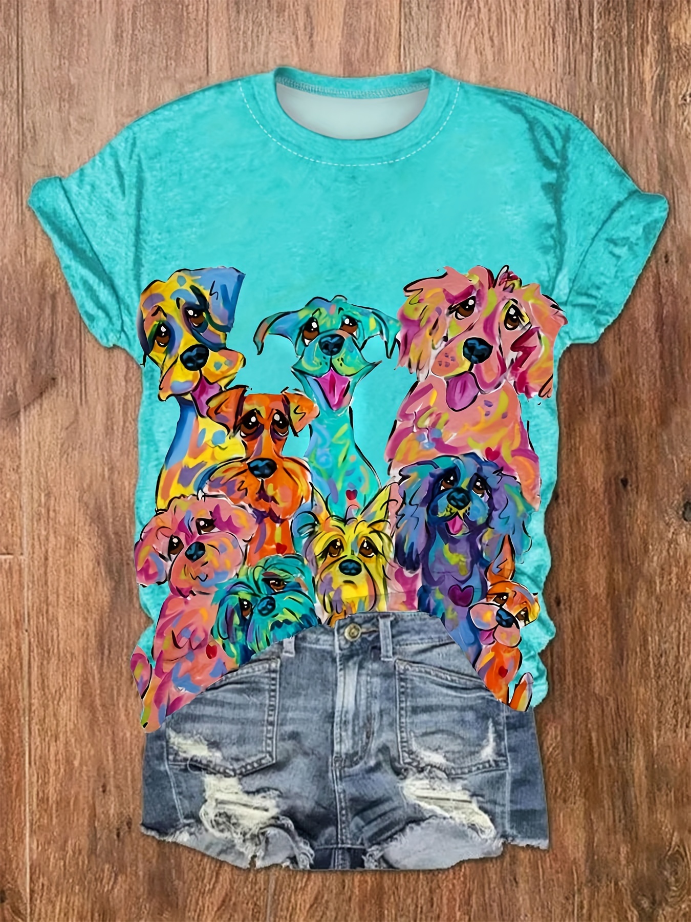 dog shirts for women sold on Temu Canada