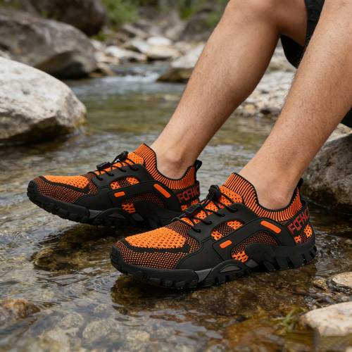 lightweight breathable and slip resistant shoes for comfortable creek walking