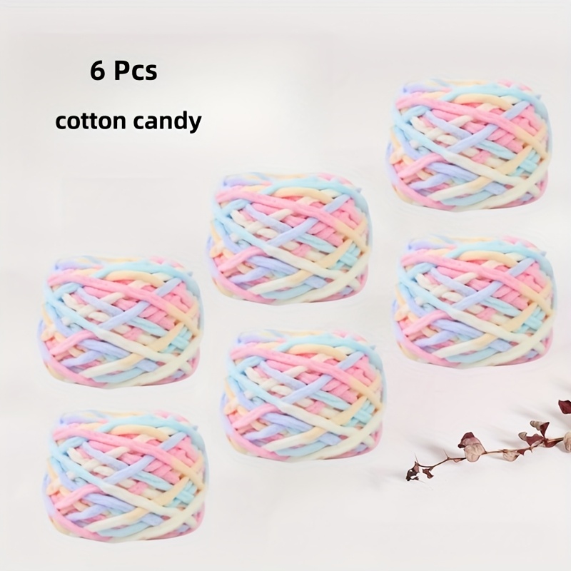 E-shop 6er-Pack X 570G Strickgarn. Mit Strickwerkzeugen. zum Stricken von Schals, Mützen, Decken | Mehrfarbig optional