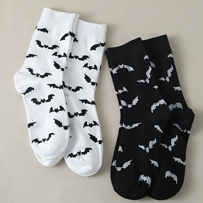 

4 Of Unisex Novelty , Bat Patterned Men Women , For Wearing & All Wearing