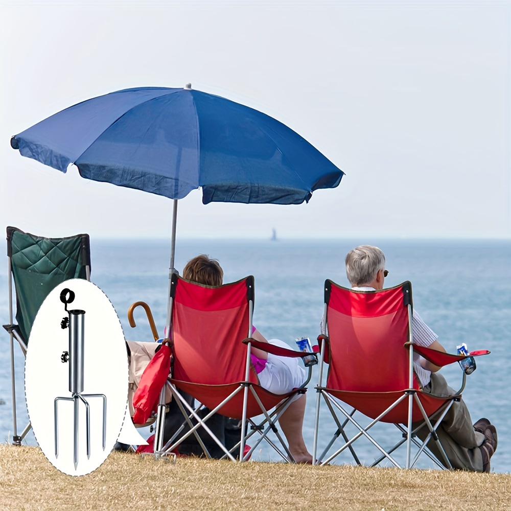 heavy duty steel ground nail outdoor decoration base Temu Mauritius