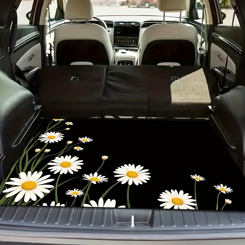 TEMU Trunk Mat, Design With Unique Print, Universal For Most Car Models, Enhancing , Perfect Birthday Gift And Holiday Choice, Use