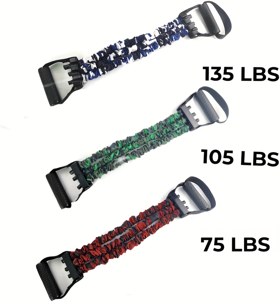 1pc Heavy-Duty 3-Hole Resistance Stretcher - Stackable Adjustable Ankle Puller for Full-Body Workout, Ab Roller Trainer with Ergonomic Handles & Portable Design for Home Gym, Fitness, and Outdoor Training, Resistance Bands for Working Out, Sturdy Construction