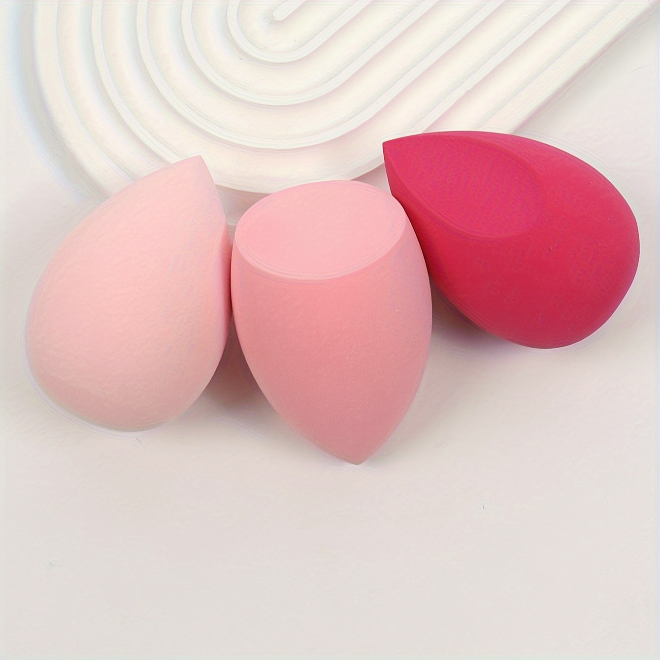3pcs Makeup Sponges for Even Base Makeup Application