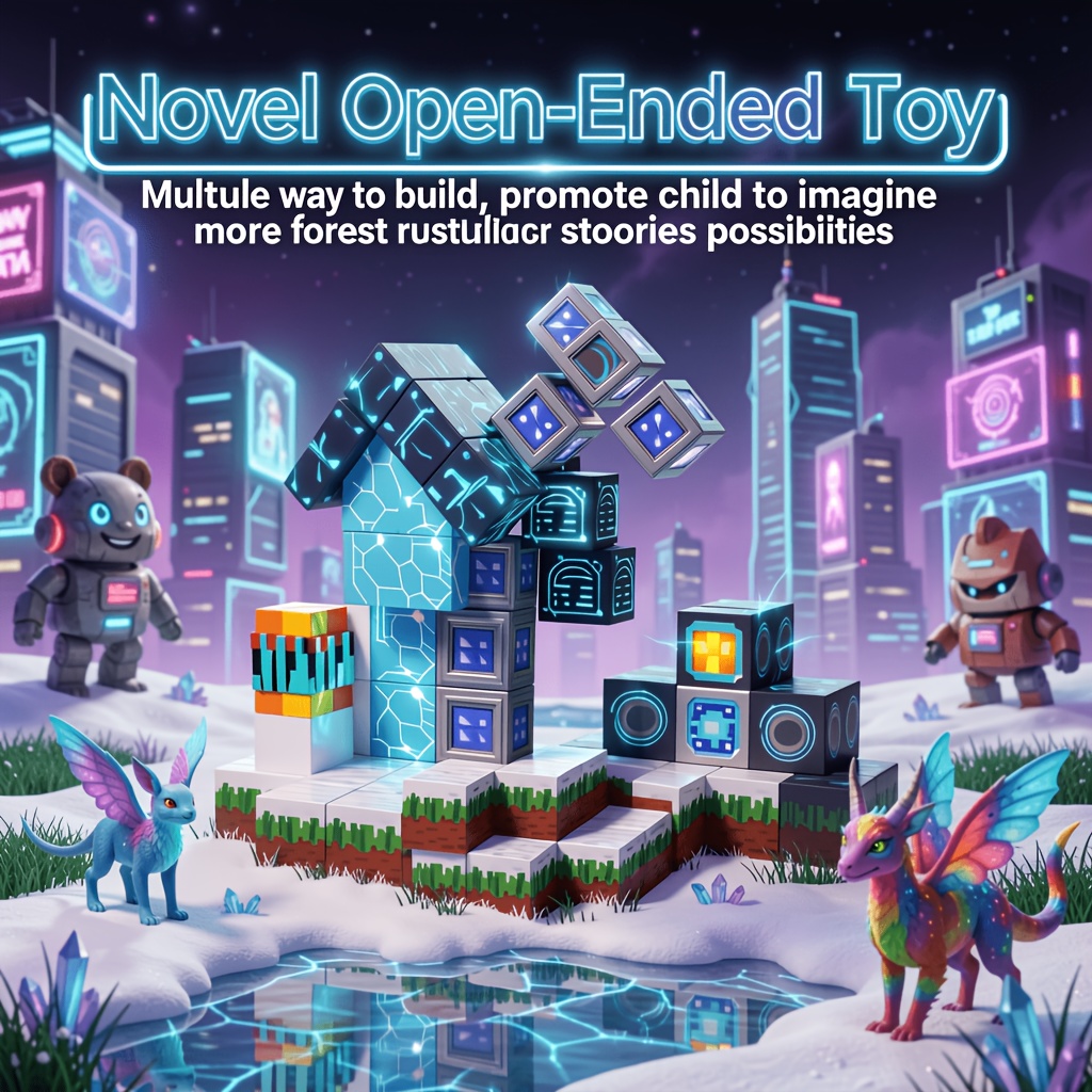 100pcs Magnetic Building Blocks for Sensory Training and Fun