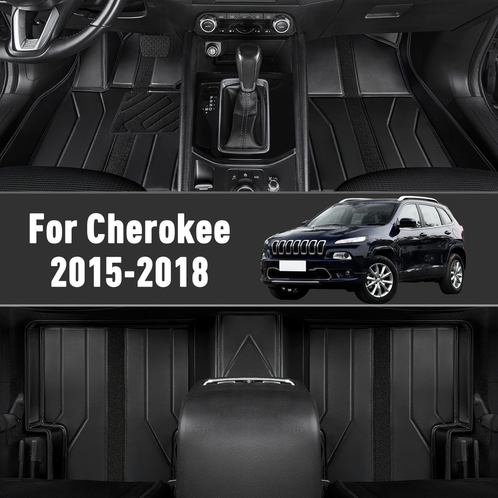 Rongtaod Fit 2011-2021 Jeep Grand Cherokee Trunk Mat Cargo Mat 2022 2023 Grand Cherokee WK TPE Cargo Liner Back Seat Cover Protector Grand Cherokee
