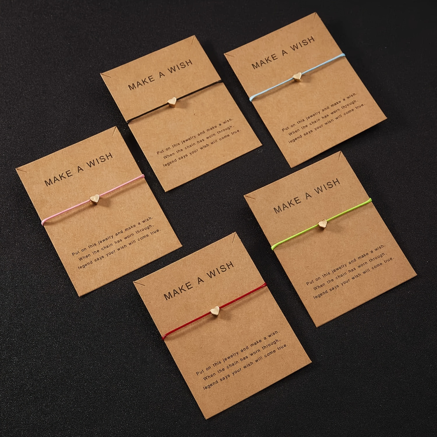 5pcs Matching Friendship Bracelets Set, Handmade