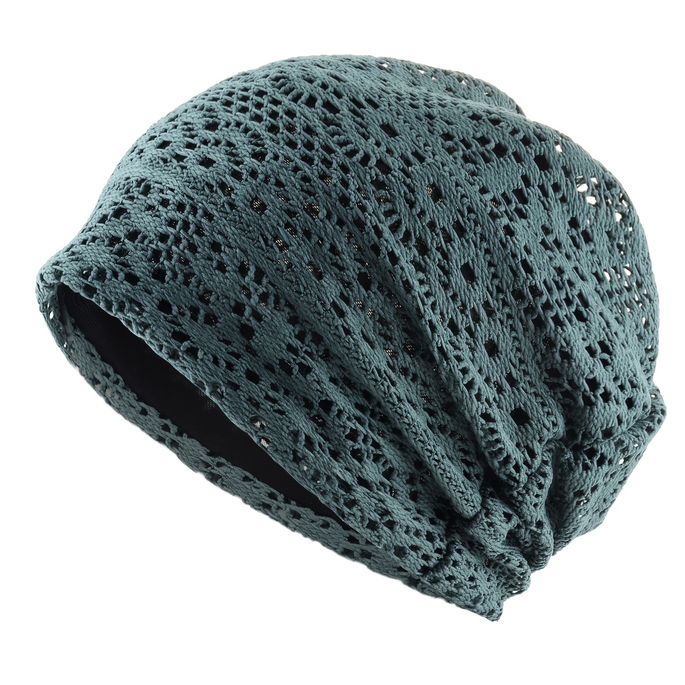 TEMU Bonnet Femme, Design Aéré Respirant, Coupe Élastique, Polyvalent Toutes , Style , Ajouts de Mode Rétro, Bonnet Bohème Français Élastique Femme ,