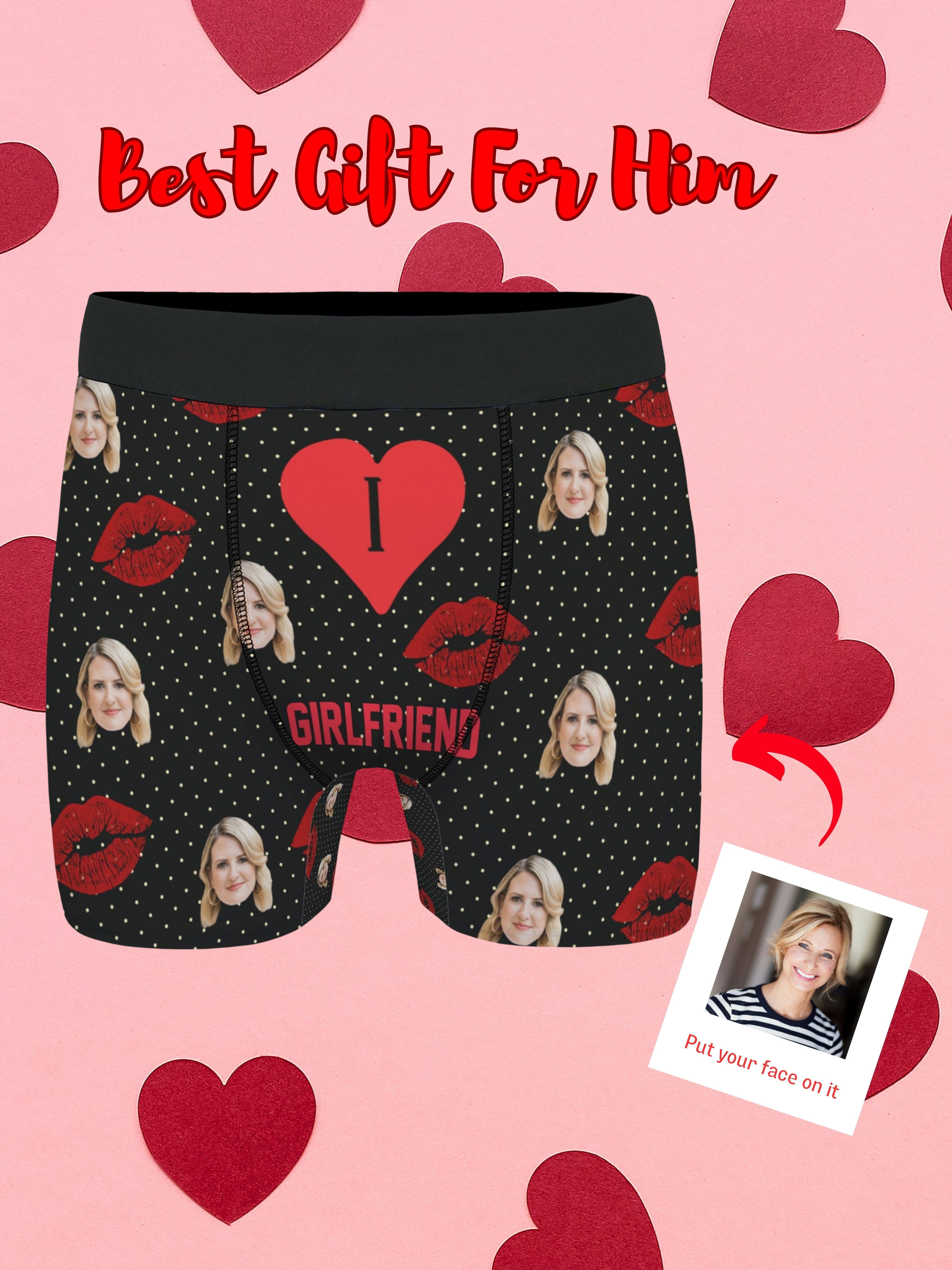 Customized Men's Boxer Briefs Set Personalized Face Pattern - Temu Canada