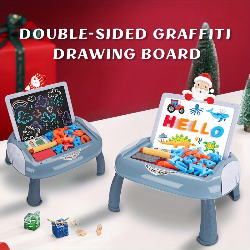 

Double Sided , Magnetic Drawing Board, Educational Toys, Valentines Gifts For - With Teaching Supplies And Drawing Accessories, Gift For Boys And Girls