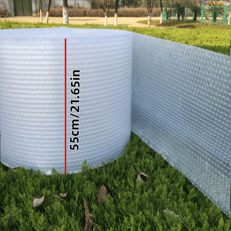 TEMU Rotolo di bubble wrap fonoisolante da 21.65In X 216.53In, pellicola a bolle antiurto resistente, adatta per il trasporto di fragili, materiale