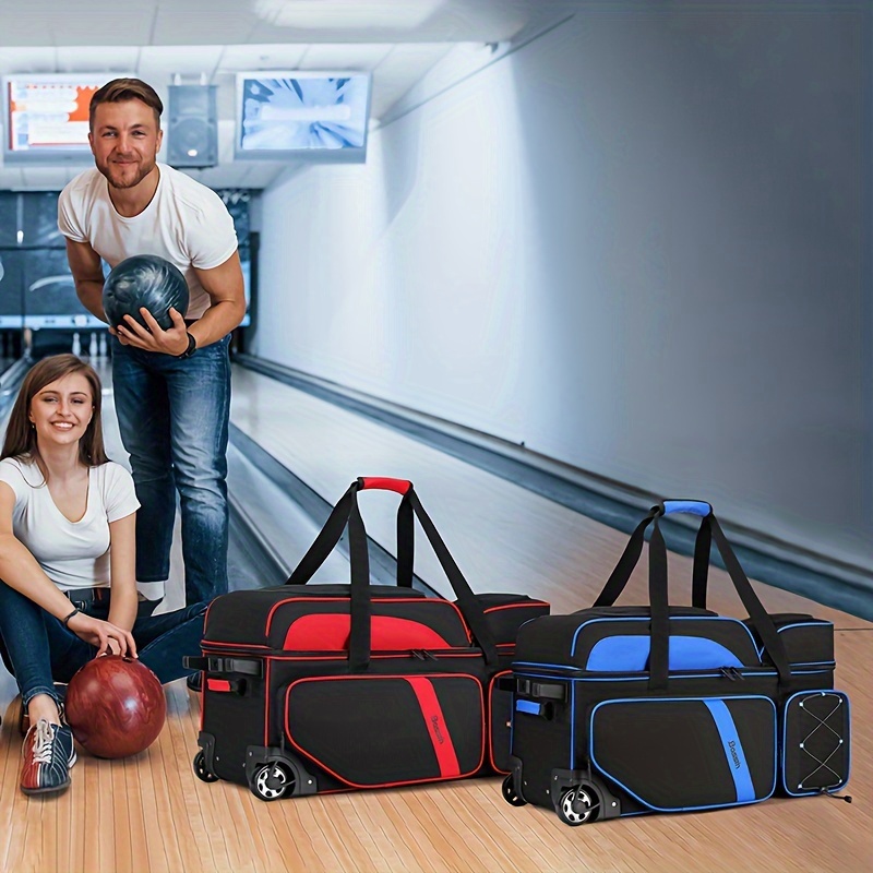 3 ball bowling bag with rollers bowling bags with secure