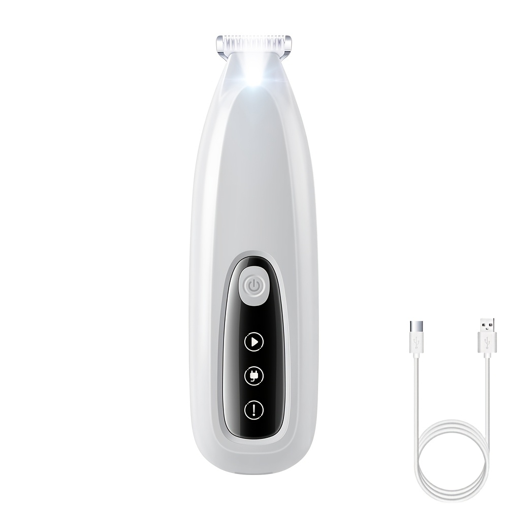 TEMU 1 tosatrice per animali domestici, tagliacapelli portatile per cani, tosatrice per silenziosa con luce LED, tosatrice multifunzionale per di