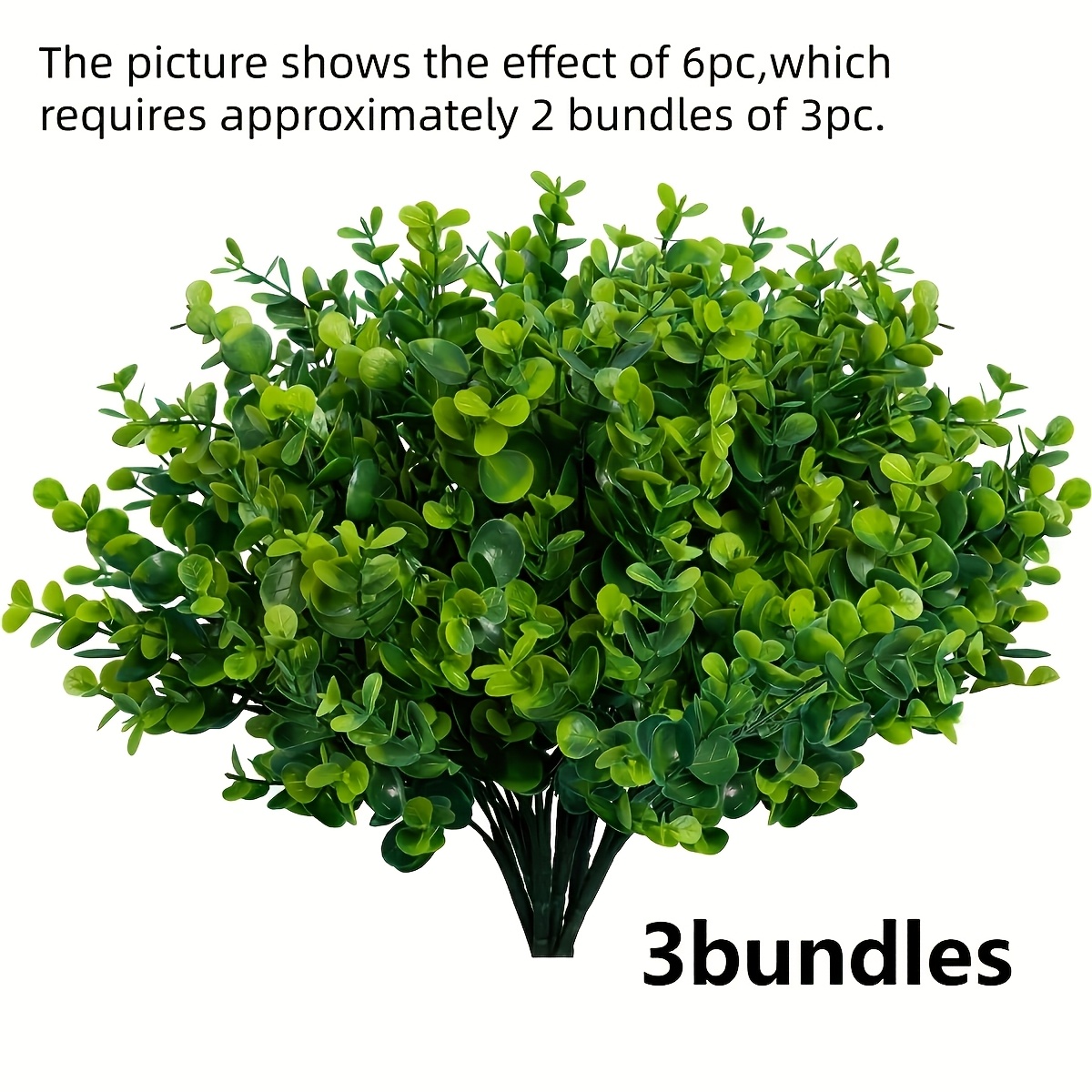 3 Bundles Artificial Lysimachia Flowers - Realistic Green Faux Plants With Greenery, Durable Plastic Outdoor/indoor Decor For Wedding, Home, Event Landscaping