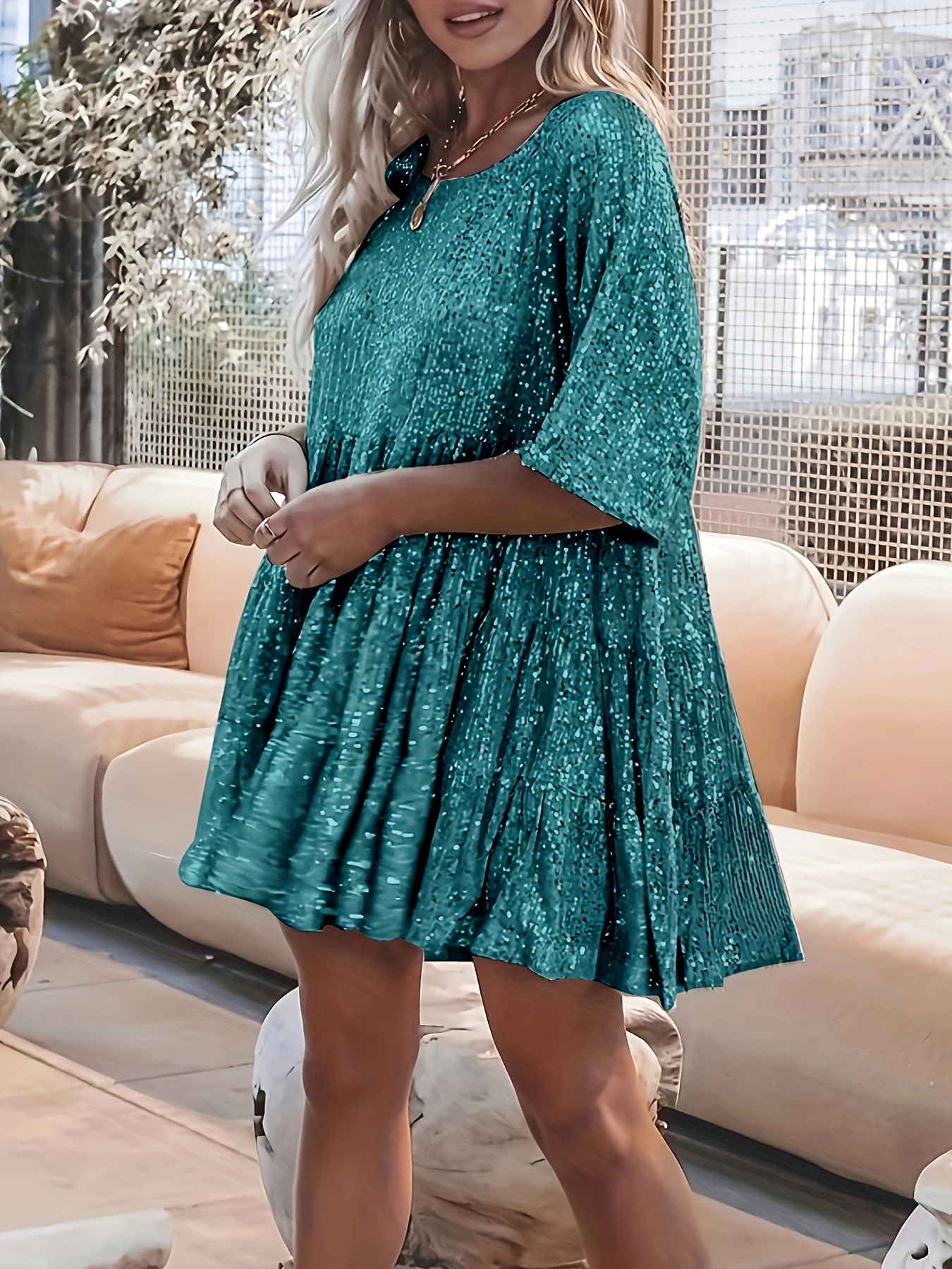 sachin and babi light blue dress R.Vivimos Women's Summer Maxi Off-Shoulder Dresses Short Sleeve Empire  Waist Boho Floral Print Casual Smocked Flowy Dresses…