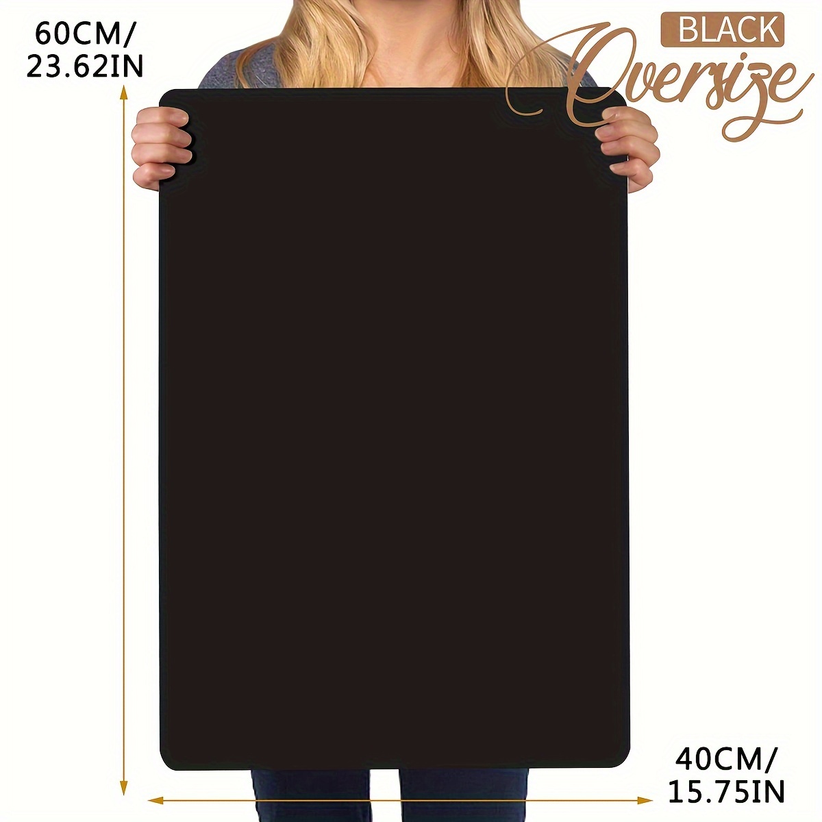TEMU Tapete de Silicona Transparente Extra Grande 23.4"x15.6" - Hoja Versátil para Resina, Arcilla, de Uñas y Proyectos de Vasos con