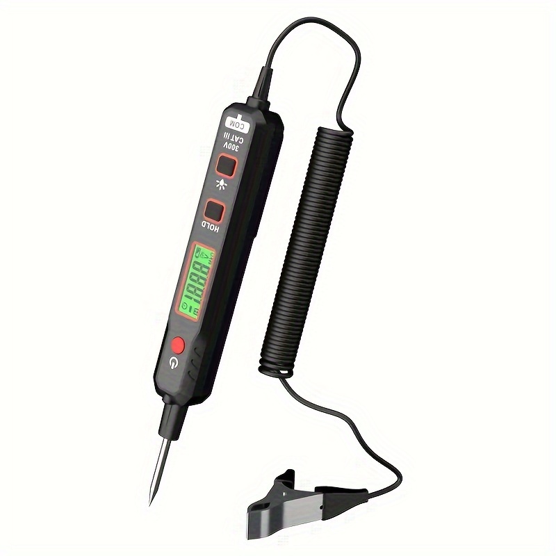 TEMU Automotive Circuit Tester Automotive And Maintenance Circuit Tester Digital Display For Automotive Circuit Voltage Teste