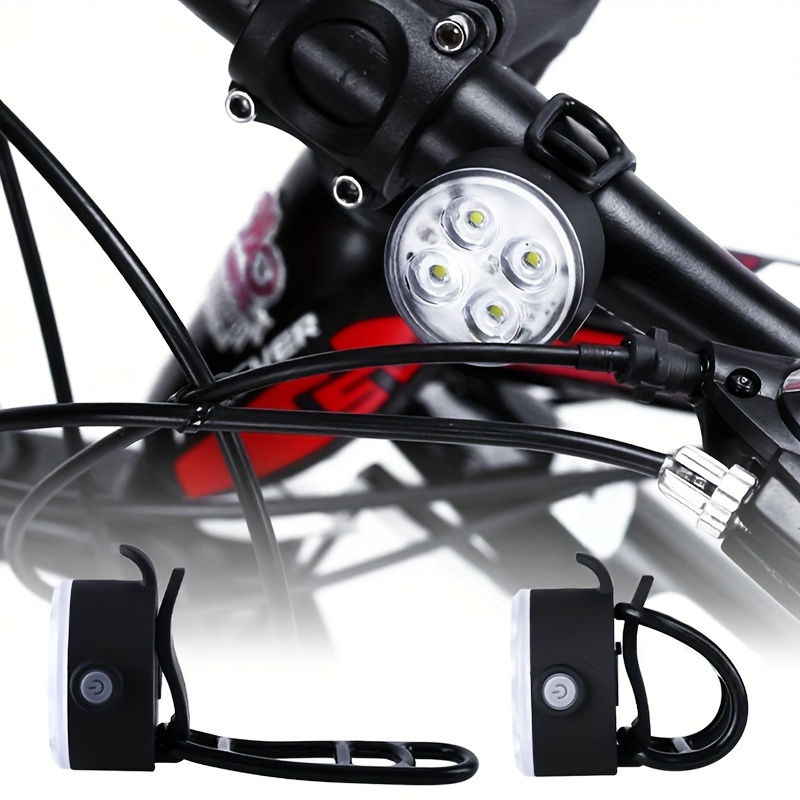 Kit Éclairage Vélo Dynamo Rockible - Phares LED Avant/Arrière - 6V 3W