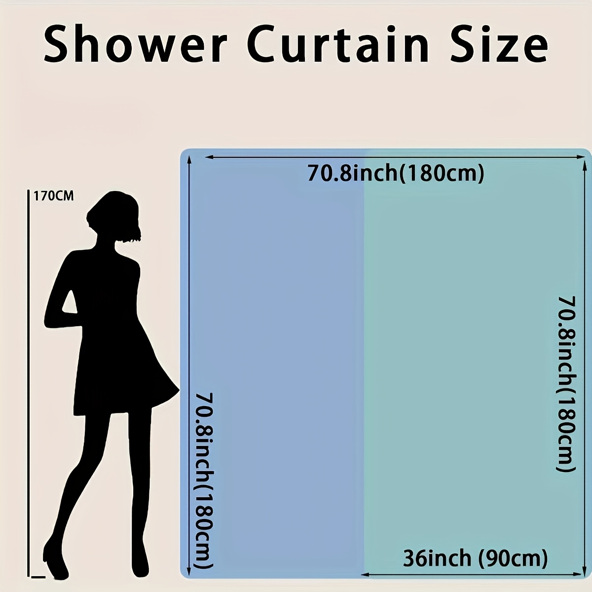 Customized Photo Personalized Shower Curtain with Text Logo