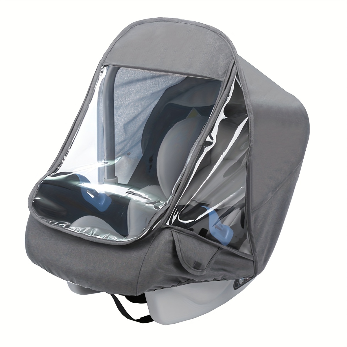 E-shop PEVA Transparente Baby Autositze Regenschutz Kinderwagen Regenschutz Babybett Regenschutz Staubschutz Anti-Spritz Schutz Baby Schatten