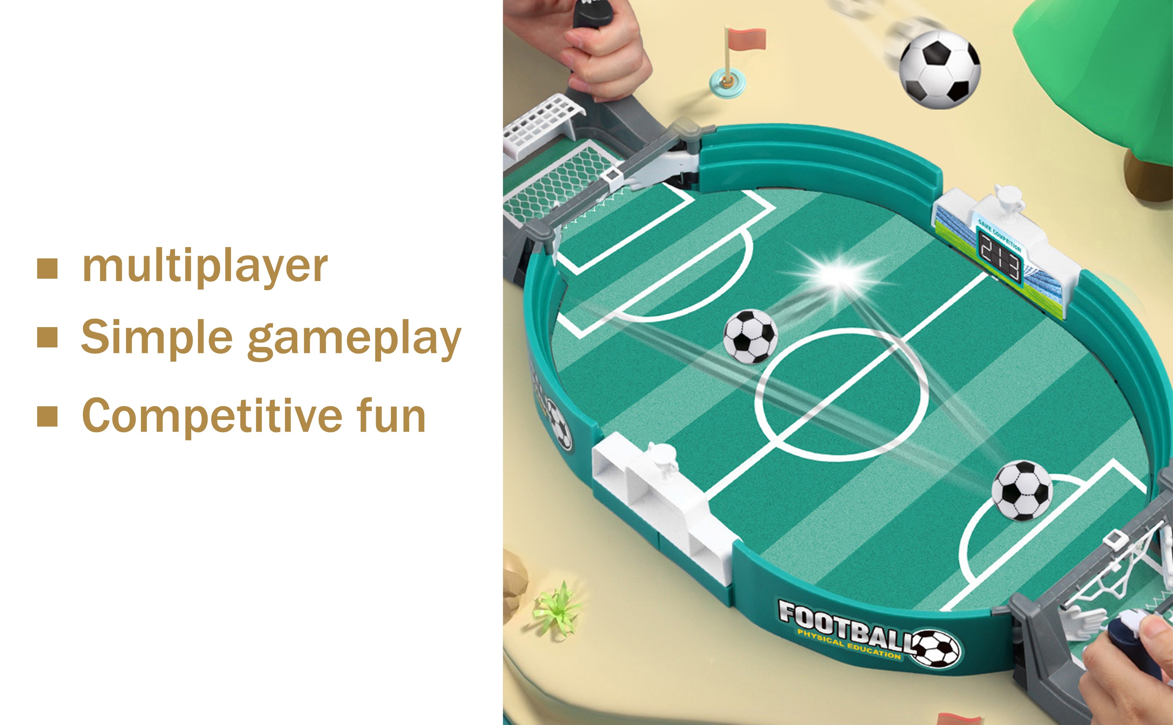 parent child interaction necessary for family kids table football two player table educational board game football two player person toy gift for kids details 6