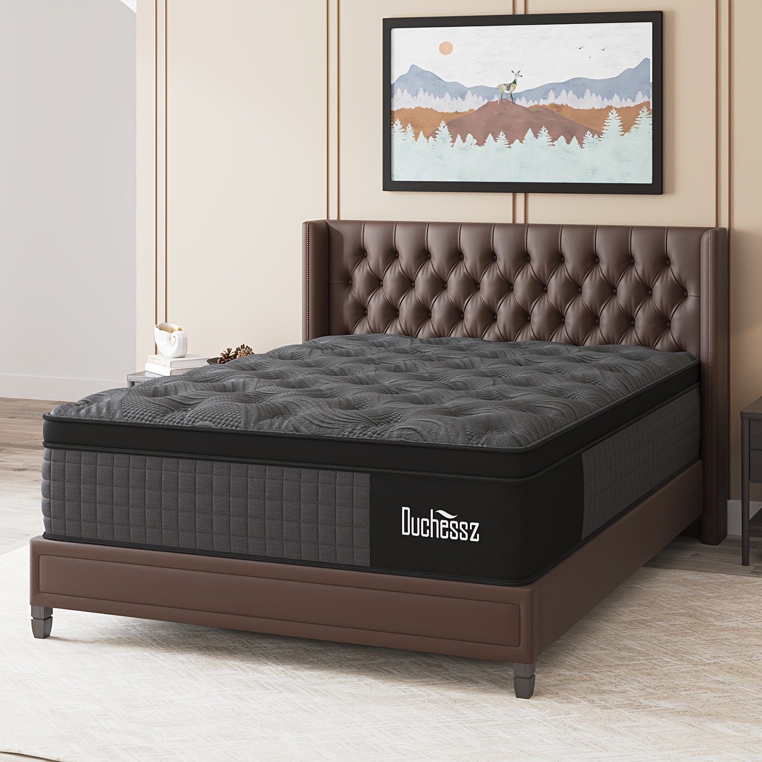 9 12 gel memory foam     mattress twin full queen king bed in a   firm motion isolation