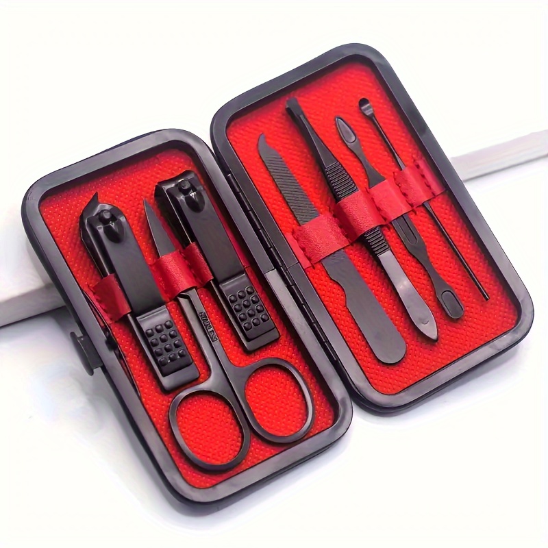 

7/10/15/24pcs Ultimate Nail Care Kit - Professional Nail Clippers, Cuticle Nippers, And Cutter Set With Portable Travel Case - Complete For Travel, Home, And Salon Use