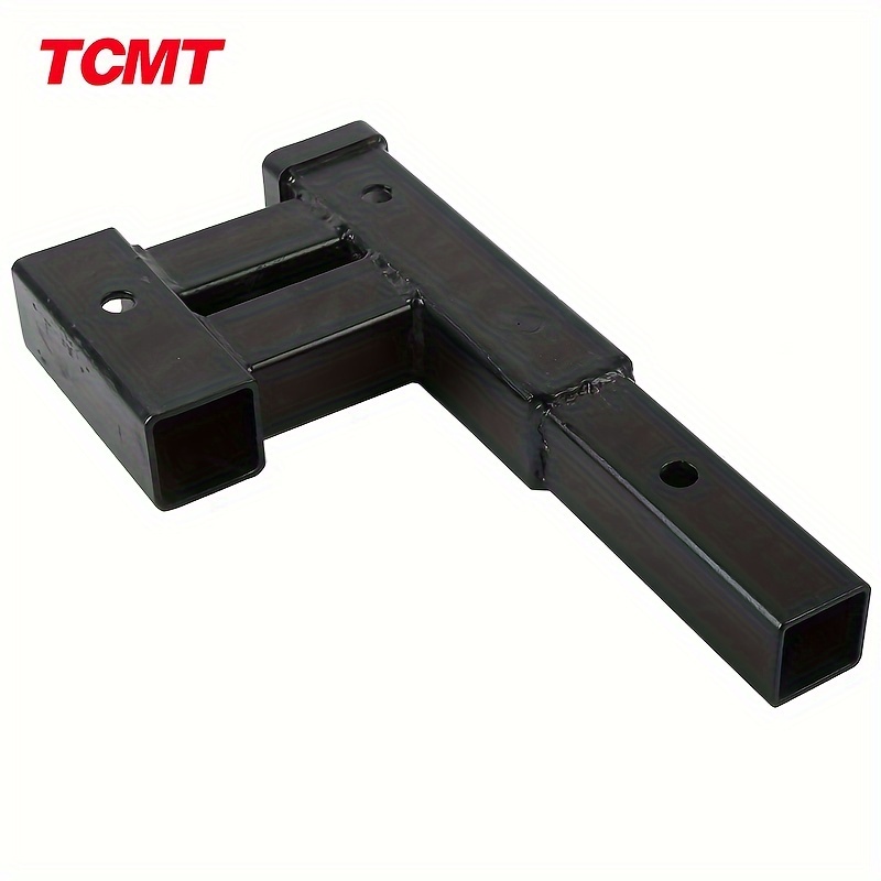 

Tcmt 4000 Lb Dual 2" Trailer Hitch Receiver Rise-drop Adapter Extender Extension Tow