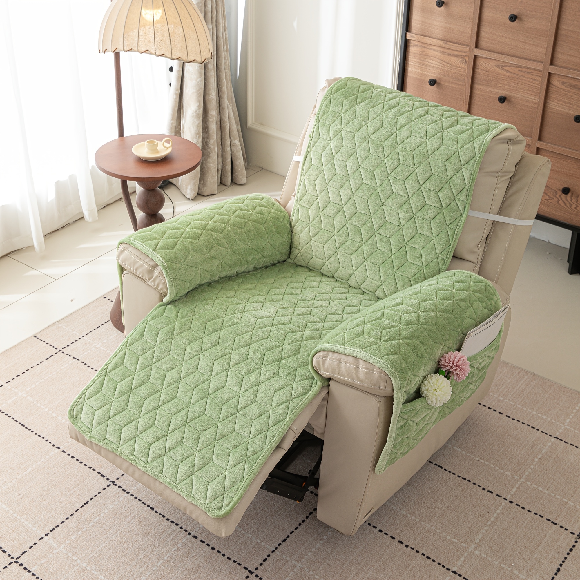 TEMU 1pc Soft Single Recliner Sofa Cushion, Suitable For , Machine Washable, Soft And Comfortable, Pet-friendly, Fits Single Recliner Sofas, For