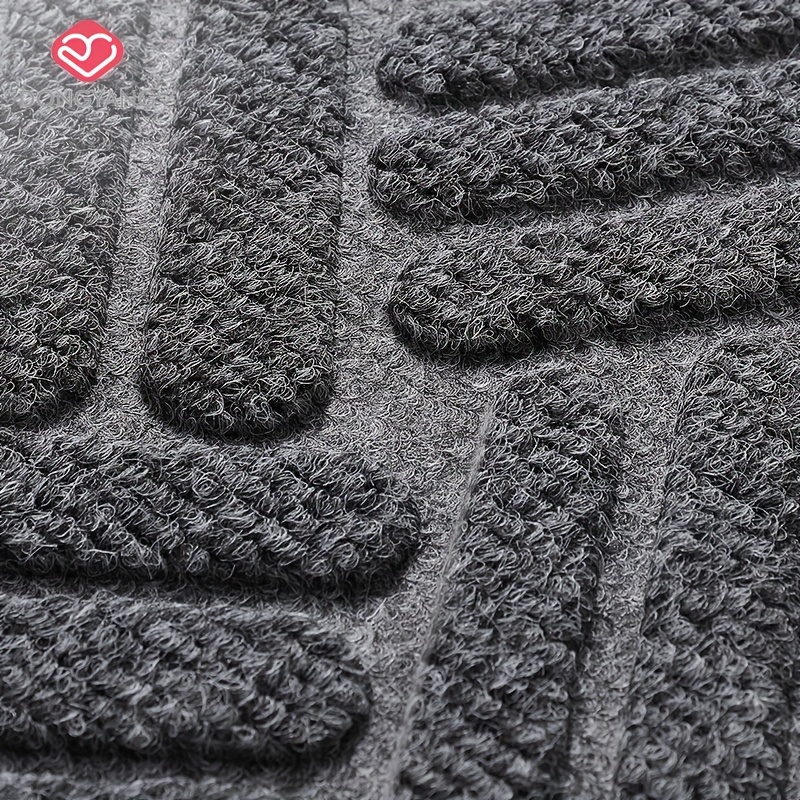 1pc of   brand water absorbing and anti   mat solid color striped welcome mat thickened and weighted outdoor mat durable and easy to     pads suitable for outdoor doorways   entrance   outdoors Product details 6