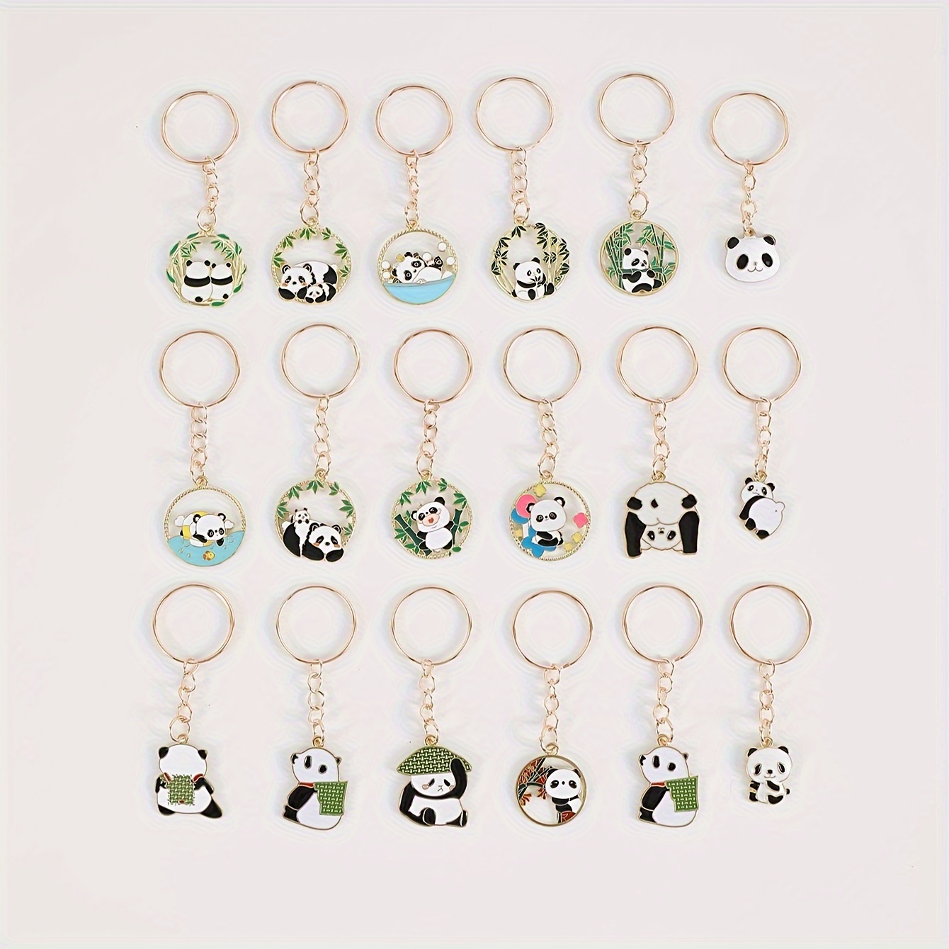 

18pcs Keychain Set - Alloy For & Backpacks, & -to-