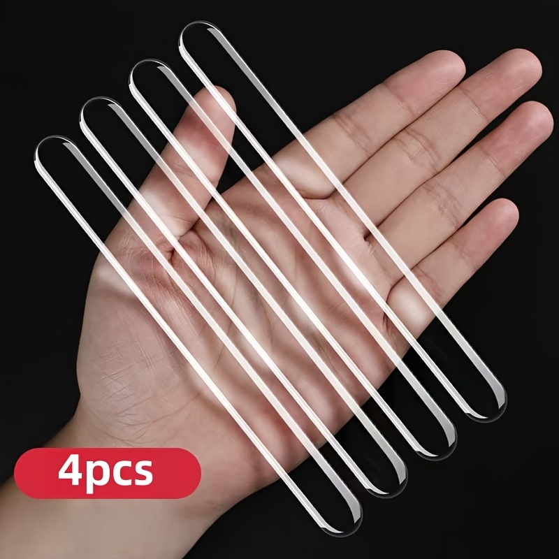 

4pcs Set Transparent Silicone Car Door Guards - & Protection For Suvs And Trucks, Includes Mirror Safety Stickers
