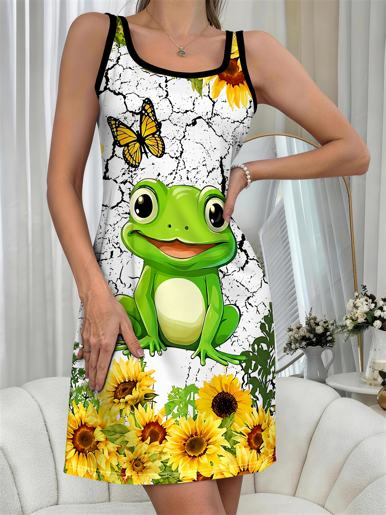 frog dress women sold on Temu United States